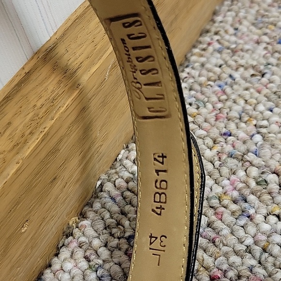 Brighton Women's Classic Black Leather Brighton Sz Large-34. - Picture 4 of 5